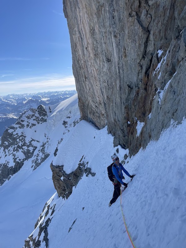   Le Z face Nord de la Meije